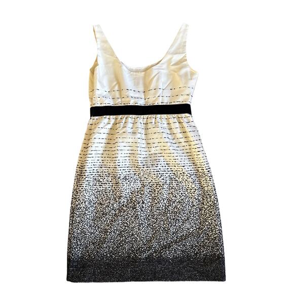 Women's Kate Spade New York Trish Be Dazzled Cream Black Dress Size 8 - Picture 3 of 9